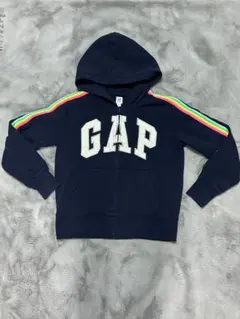 【再値下げ】GAP キッズXL ジップアップパーカー ネイビー