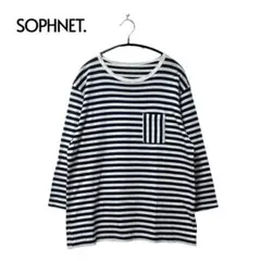 10s SOPHNET. Border Tee 日本製 七分袖 グランジのサムネイル
