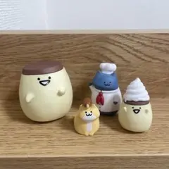 お文具さん ガチャガチャ ミニフィギュア 4点セット