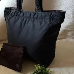 人気✨ PORTER ポーター クリーム トートバッグL ブラック