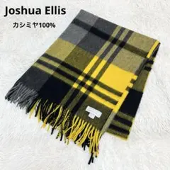 美品♡joshua ellis カシミヤ100% 大判ストール　チェック柄