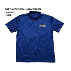 PORT AUTHORITY×NAPA WALKER企業ロゴポロシャツUSA製