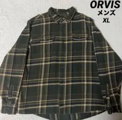 ORVIS オービス ヘビーフランネルシャツ ポケ付き メンズ XLのサムネイル