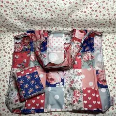 【未使用】キャスキッドソン　エコバッグ　パッチワーク　Cath Kidston