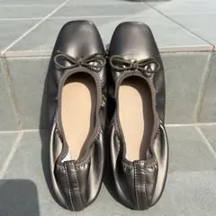 バレエシューズ ブラウン M