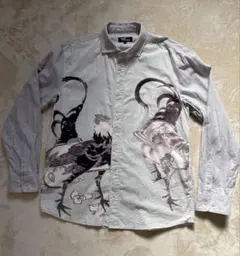 パゴンPagong メンズボタンダウン　長袖シャツ Lサイズ