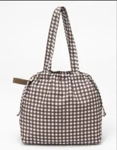 限定出品　ショッピングバッグtal.by yumi　ブラウンのサムネイル