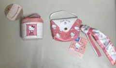 ハローキティ スカーフ付き チャームポーチセット