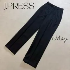 J.PRESS スラックス ストレートパンツ ネイビー 濃紺 ストライプ 古着