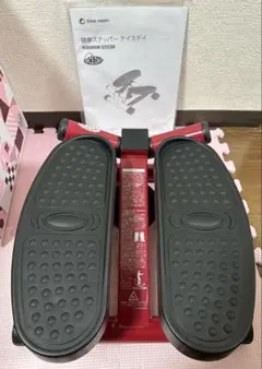 ★説明書付★美品★NICE DAYナイスデイ 健康ステッパーレッドNDS-1R