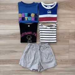 男の子　夏服　まとめ売り　Tシャツとショートパンツセット 90cm 5点