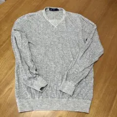 J.CREW グレー Vネックセーター M