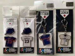 新品未開封 ヌートバー選手 侍ジャパン ピンバッジ キーホルダー 4点セット