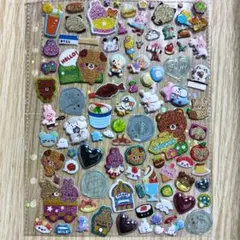 A5リフィル貼り済お裾分けぷっくりシールボンボンドロップシール