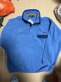 新品未使用 激レア パタゴニア スナップt 水色 シンチラ Lサイズ