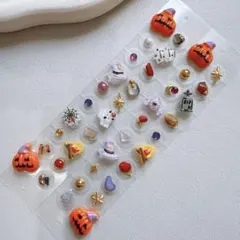【まとめ買いがお得！】耳ツボジュエリー ハロウィン　40粒