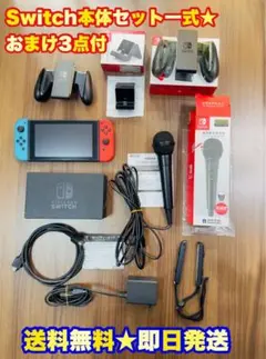 【使用少★超美品】Nintendo Switch本体セット＆周辺機器3点セット