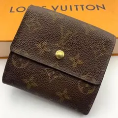 鑑定済み ルイヴィトン ポルトモネカルトクレディ モノグラム ミニ 小型 財布