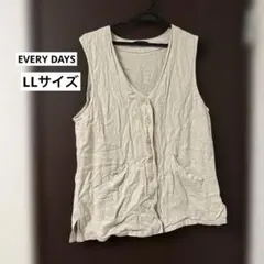 EVERY DAYS レディース アウター ベスト LLサイズ