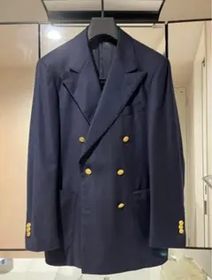 【美品】beamsF ringjacket製 ネイビー ダブルジャケット 46
