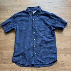 Natural Story 半袖シャツ ネイビー L 夏ブラウス　tkのサムネイル