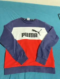 PUMA プーマ トレーナー スウェット ネイビー レッド
