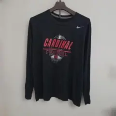 NIKE CARDINAL FOOTBALL 長袖カットソー ブラック