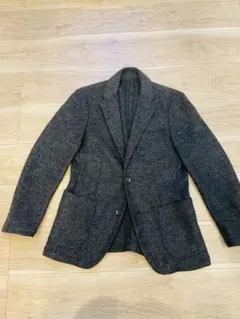 UNIQLO ダークグレー ウールジャケット S
