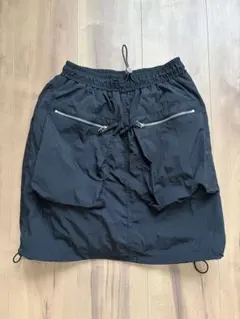 ブラック ジッパーポケット スカート　ラブトキ　M 150 黒　美品