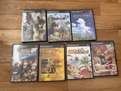 【PS2】DQ5 ぼくのなつやすみ2 無双 他 ソフト7本まとめ売り　動作未確認
