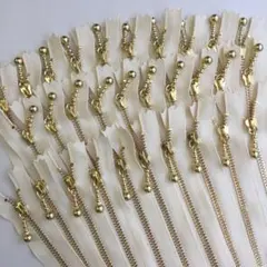 玉付きファスナー 30cm