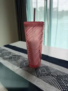 Starbucks スターバックス ピンク タンブラー ストロー付き