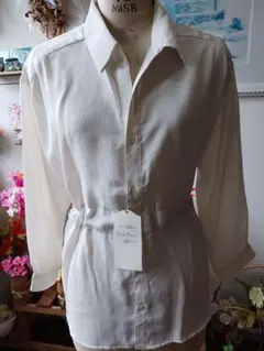 新品⭐RopePicnic ウエストリボン付⭐アイボリー/38