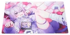 ホロライブ 百鬼あやめ あやめ メイド 冥土 白詰草 プレイマット