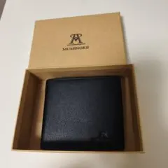 MUMINGKE 二つ折り財布 ブラック