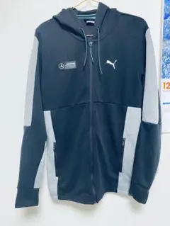 PUMA Mercedes-Benz コラボパーカー Mサイズ ブラック/グレー