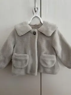 petitmain アウター　モコモコ　セーラーカラーボアジャケット