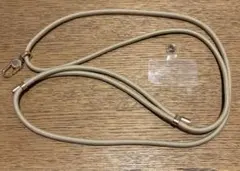 スマホショルダーストラップ　ベージュ