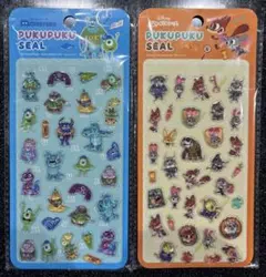 【正規品】ぷくぷくシール モンスターズ・インク&ズートピア 2個セット