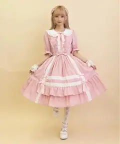 シャルミエール クラシックドールジャンパースカートセット ピンク系