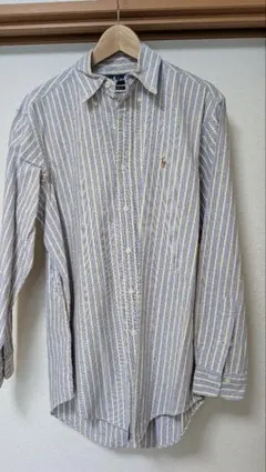 Ralph Laurenストライプ 長袖シャツ ボタンダウン