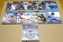 【北米版、輸入版】MLB 07〜15 THE SHOW PS3 9点セット