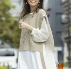 Ranan ニットベスト　サイズ3L