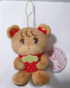 mikko illustrations いちごマスコットぬいぐるみ ラテ