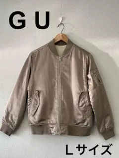 【GU】ジーユー　MA-1ジャンパー　 レディースＬサイズ 中綿ボア