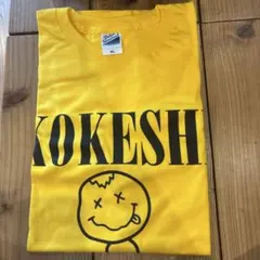 新日本プロレス　こけし　Tシャツ XL イエロー