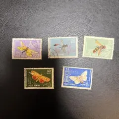 75926セール現品限 外国切手 ルーマニア発行昆虫8種揃 - メルカリ