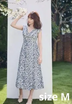 2025年最新】lace trimmed floral dress navyの人気アイテム