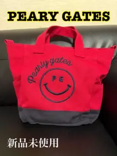 PEARLY GATES カートバッグ レッド スマイル - メルカリ
