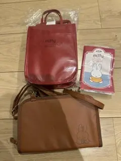 【まとめ売り】郵便局　ミッフィー　バッグ　通帳入れ